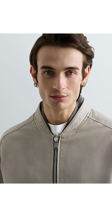 ラムレザーボンバージャケット｜REPLAY リプレイ公式通販サイト